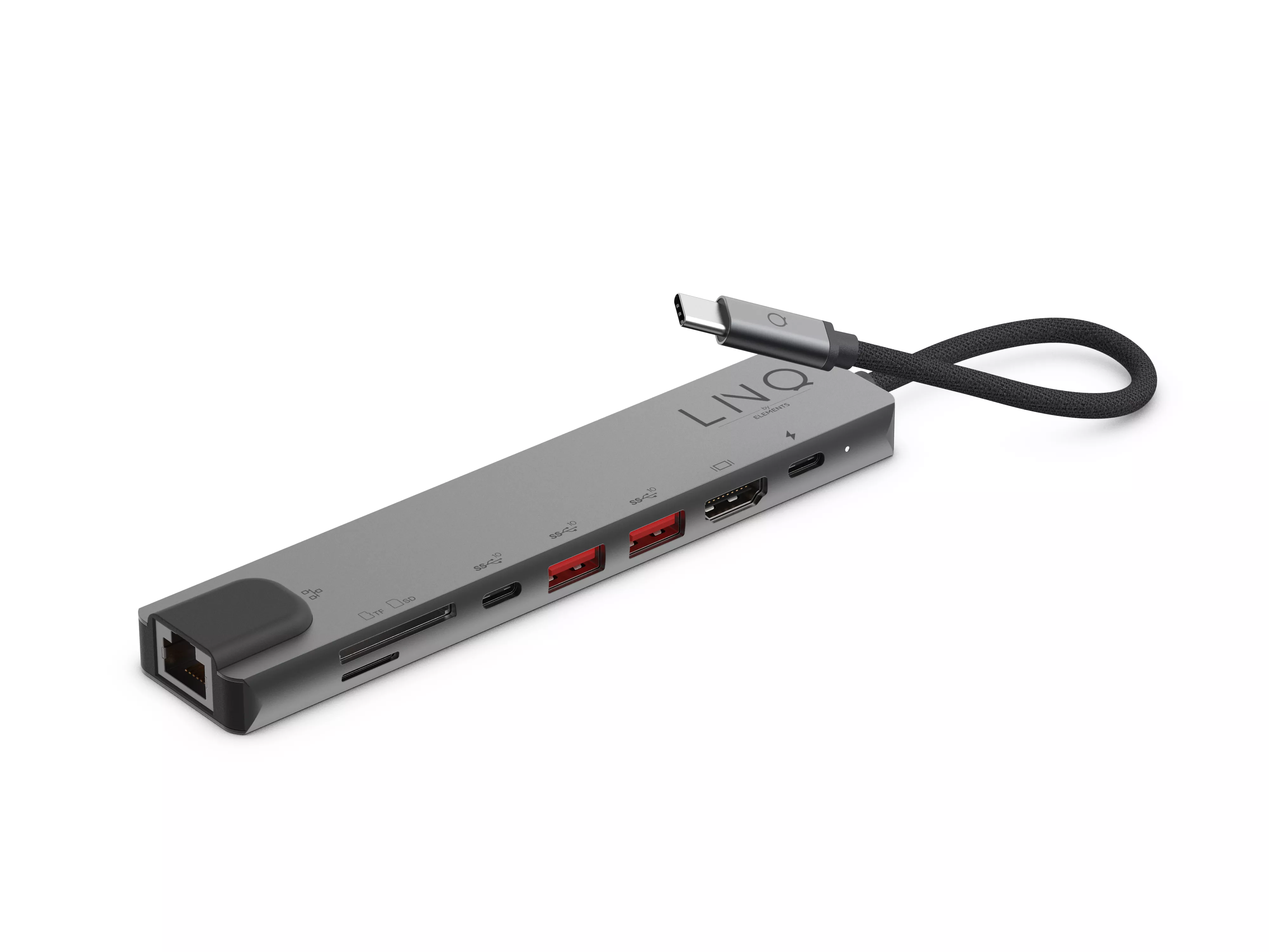 Vente LINQ byELEMENTS 8in1 Pro USB-C 10Gbps Multiport Hub LINQ byELEMENTS au meilleur prix - visuel 4