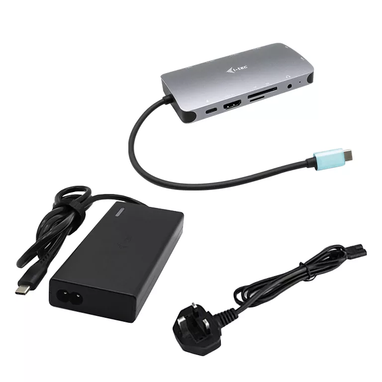V7 Station d'accueil USB-C universelle avec double port HDMI, ensemble  prises audio 3,5 mm, Gigabit Ethernet, 3 ports USB 3.1 et puissance en  sortie 85 W