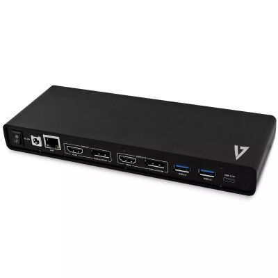 V7 Station d'accueil universelle USB-C avec alimentation, double V7 - visuel 3 - hello RSE