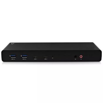 Achat V7 Station d'accueil universelle USB-C avec alimentation, double écran 4K, port d'affichage HDMI et Displaylink jusqu'à 65 W au meilleur prix