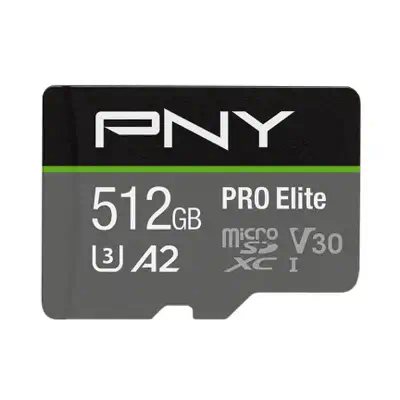 PNY PRO Elite microSDXC 512GB  - Carte Mémoire - visuel 1