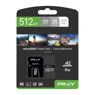 PNY PRO Elite microSDXC 512GB  - Carte Mémoire - visuel 4