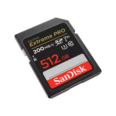 SanDisk Extreme PRO 512 Go SDXC Classe 10 - Sandisk - Carte Mémoire - visuel 2