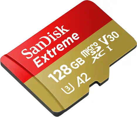 SanDisk Extreme 128 Go MicroSDXC - Sandisk - Carte Mémoire - visuel 2