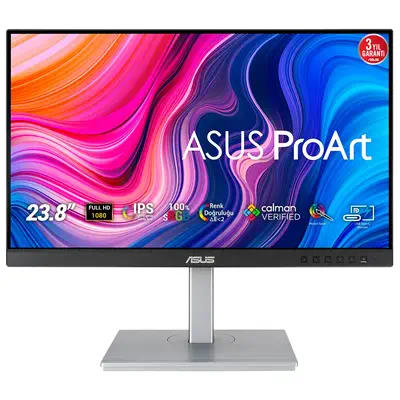 ASUS ProArt PA247CV écran plat de PC 60,5 cm (23.8") 1920 x 1080 pixels Full HD Noir, Argent - Asus - Ecran Ordinateur - visuel 1
