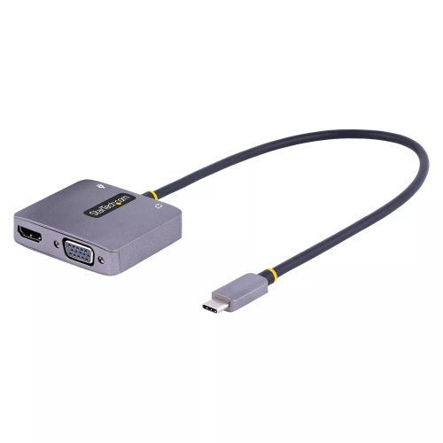 Revendeur officiel StarTech.com Adaptateur USB C vers HDMI VGA avec Sortie
