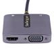 Achat StarTech.com Adaptateur USB C vers HDMI VGA avec sur hello RSE - visuel 3