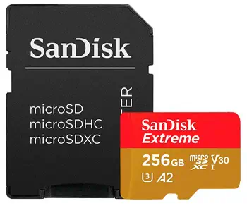 Carte Mémoire Sandisk SDSQXBD-256G-GN6MA comparaison