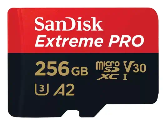 SanDisk Extreme PRO 256 Go MicroSDXC UHS-I Classe 10 - Sandisk - Carte Mémoire - visuel 2
