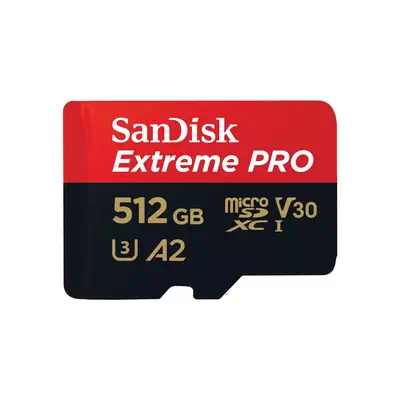 SanDisk Extreme PRO 512 Go MicroSDXC UHS-I Classe 10 - Sandisk - Carte Mémoire - visuel 1