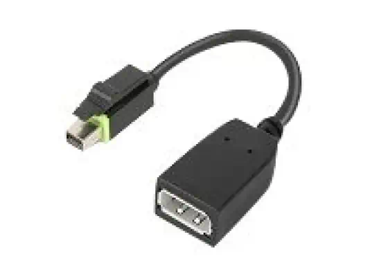 LENOVO ThinkStation Mini DP to DP Adapter - Lenovo - Câble pour Affichage - visuel 1