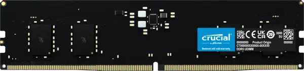 Crucial CT8G48C40U5 module de mémoire 8 Go 1 x 8 Go DDR5 4800 MHz ECC - Mémoire - visuel 1