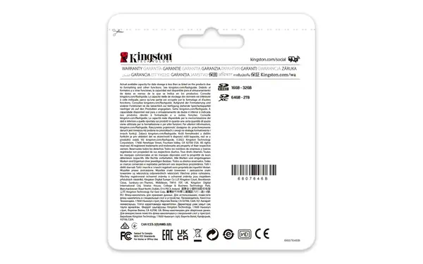 64GB Canvas React Plus SDXC UHS-II 300R/260W U3 V90 for Full HD/4K/8K - Kingston - Carte Mémoire - visuel 4