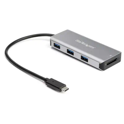 Achat StarTech.com Hub USB-C à 3 Ports avec Lecteur de Carte SD sur hello RSE
