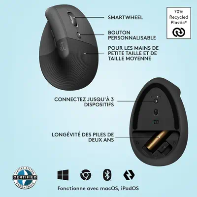 Logitech Lift Logitech - visuel 1 - hello RSE - travaillez à votre façon