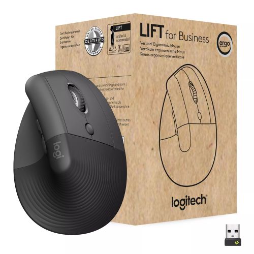 Vente LOGITECH Lift for Business Vertical mouse ergonomic 6 au meilleur prix