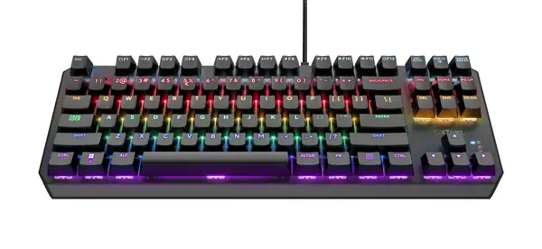 Trust GXT 834 Callaz TKL clavier Jouer USB Trust - visuel 1 - hello RSE - Solide et peu encombrant