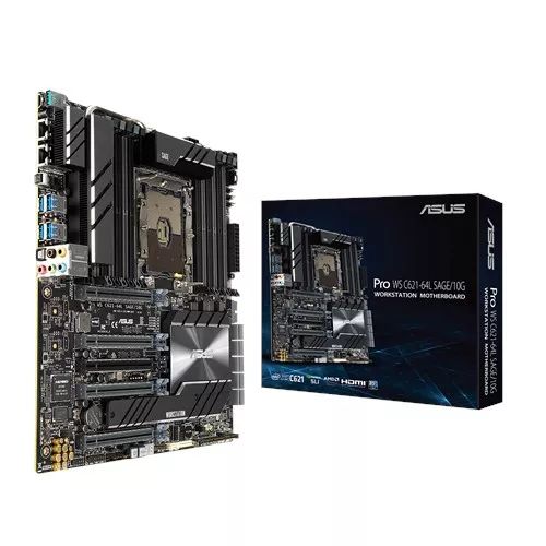 Revendeur officiel ASUS Pro WS C621-64L SAGE/10G Intel LGA 3647 CEB workstation