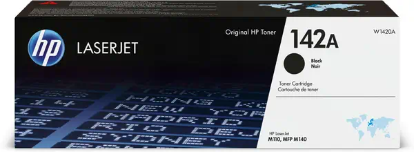 Cartouche de toner noir HP LaserJet authentique HP 142A - Toner - visuel 1