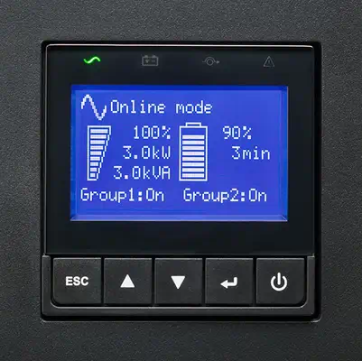 Eaton 9PX2200IRTBPB alimentation d'énergie non interruptible Double-conversion (en Eaton - visuel 1 - hello RSE - Contrôle des segments de charge