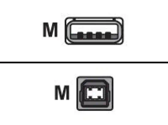 LEXMARK printer cable 2 m - Lexmark - Câble USB - visuel 1