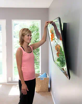 Ergotron Glide Wall Mount, HD 152,4 cm (60") Mur Noir - Support Fixe & Mobile - visuel 8