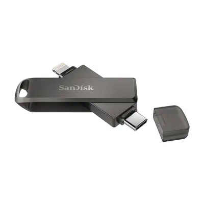 SanDisk iXpand lecteur USB flash 128 Go USB Type-C / Lightning 3.2 Gen 1 (3.1 Gen 1) Noir - Sandisk - Adaptateur stockage - visuel 3