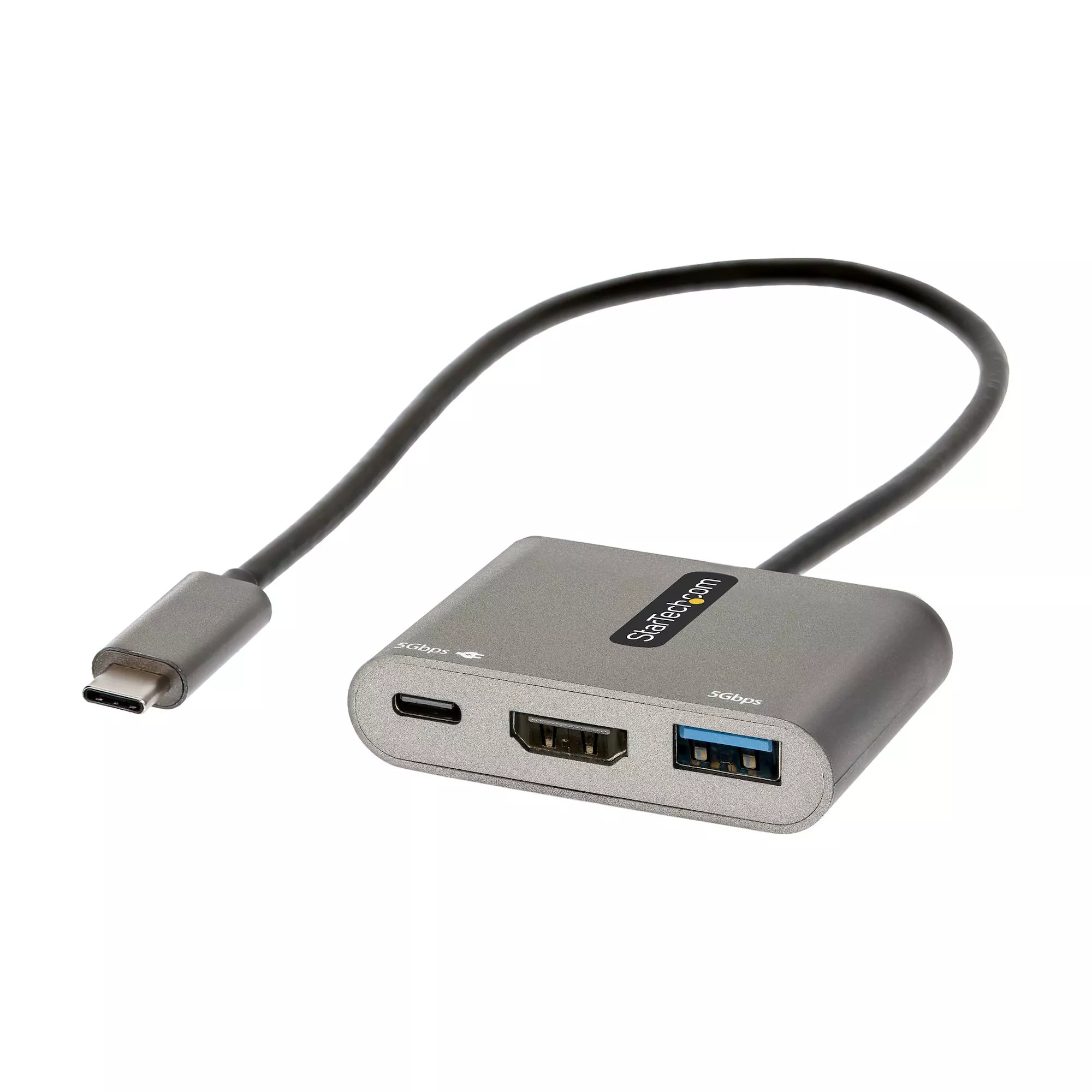 Revendeur officiel StarTech.com Adaptateur multiport USB C, USB-C vers vidéo