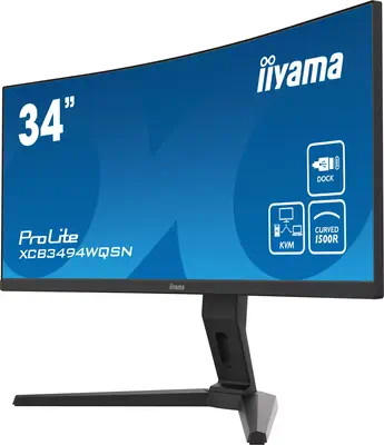 iiyama ProLite XCB3494WQSN-B1 écran plat de PC 86,4 cm (34") 3440 x 1440 pixels UltraWide Quad HD No - Ecran Ordinateur - visuel 6