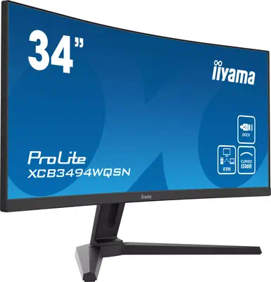 iiyama ProLite XCB3494WQSN-B1 écran plat de PC 86,4 cm (34") 3440 x 1440 pixels UltraWide Quad HD No - Ecran Ordinateur - visuel 3