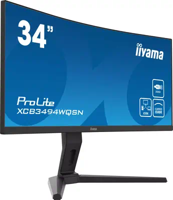 iiyama ProLite XCB3494WQSN-B1 écran plat de PC 86,4 cm (34") 3440 x 1440 pixels UltraWide Quad HD No - Ecran Ordinateur - visuel 4