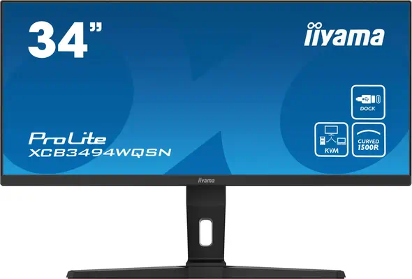 iiyama ProLite XCB3494WQSN-B1 écran plat de PC 86,4 cm (34") 3440 x 1440 pixels UltraWide Quad HD No - Ecran Ordinateur - visuel 2