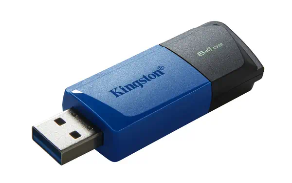 64GB USB3.2 Gen 1 DataTraveler Exodia M (Noir + Bleu) - Kingston - Adaptateur stockage - visuel 5