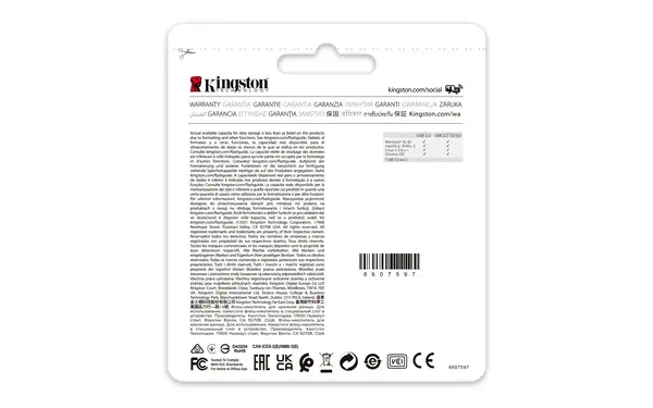 64GB USB3.2 Gen 1 DataTraveler Exodia M (Noir + Bleu) - Kingston - Adaptateur stockage - visuel 7