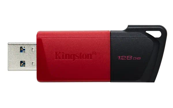 128GB USB3.2 Gen1 DataTraveler Exodia M (Noir + Kingston - visuel 1 - hello RSE - La commodité au bout des doigts