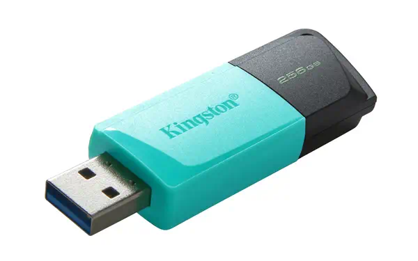 256GB USB3.2 Gen1 DataTraveler Exodia M (Noir + Turquoise) - Kingston - Disque dur Externe - visuel 5