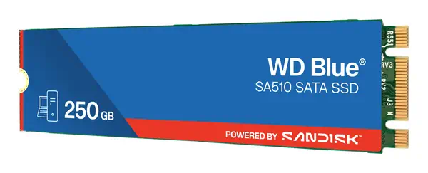 SanDisk Blue WD SA510 250 Go M.2 Série ATA III - Sandisk - Disque dur SSD - visuel 2