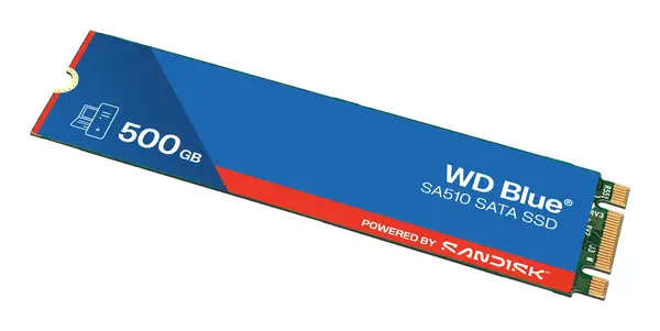 SanDisk Blue WD SA510 500 Go M.2 Série ATA III - Sandisk - Disque dur SSD - visuel 3