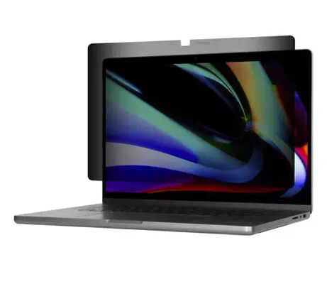 TARGUS Magnetic Privacy Screen PET 2-Way MacBook Pro Targus - visuel 1 - hello RSE - Facile à mettre en place, facile à enlever