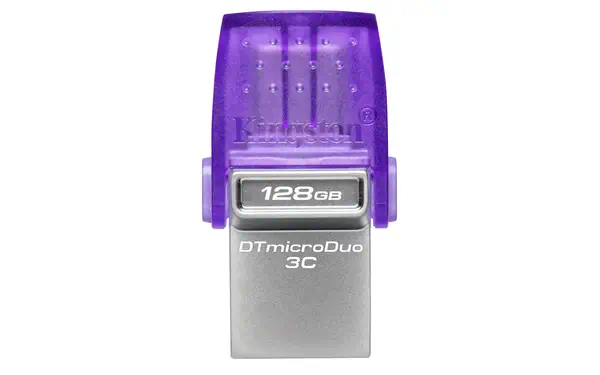 128 Go DataTraveler microDuo 3C 200 Mo/s dual USB-A + USB-C - Kingston - Adaptateur stockage - visuel 3