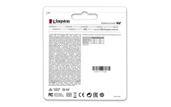 128 Go DataTraveler microDuo 3C 200 Mo/s dual USB-A + USB-C - Kingston - Adaptateur stockage - visuel 6