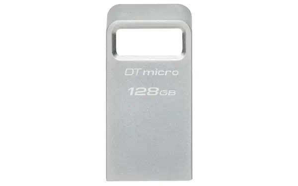 128 Go DataTraveler Micro 200 Mo/s Metal USB 3.2 Gen 1 - Kingston - Adaptateur stockage - visuel 1