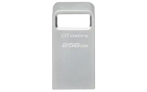 256 Go DataTraveler Micro 200 Mo/s Metal USB 3.2 Gen 1 - Kingston - Adaptateur stockage - visuel 1