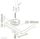 Achat NEOMOUNTS FPMA-D9GROMMET Desk Mount Grommet sur hello RSE - visuel 5