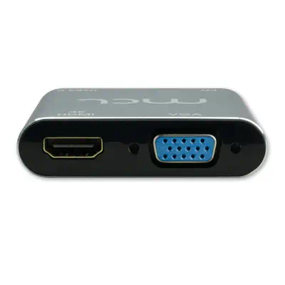 MCL MD1B99AU3CHVUDP station d'accueil USB 3.2 Gen 1 (3.1 Gen 1) Type-C Argent - Station d'accueil pour portable - visuel 3