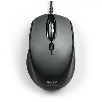 Port Designs 900711-B souris Maison Droitier USB Type-A 3200 DPI - Souris - visuel 1