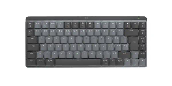 Logitech 920-010782 clavier Bureau RF sans fil + Bluetooth QWERTY US International Graphite - Clavier - visuel 1