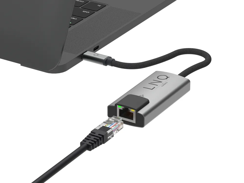 Vente LINQ byELEMENTS 2.5Gbe USB-C Ethernet Adapter LINQ byELEMENTS au meilleur prix - visuel 2