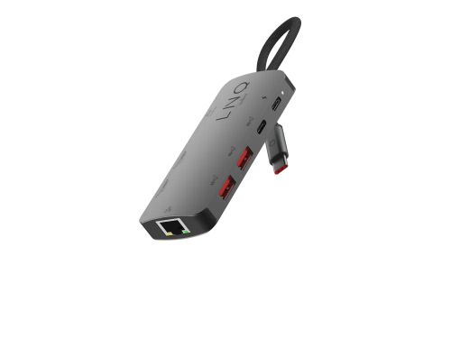 Revendeur officiel Câble USB LINQ byELEMENTS 8in1 Pro Studio USB-C 10Gbps Multiport