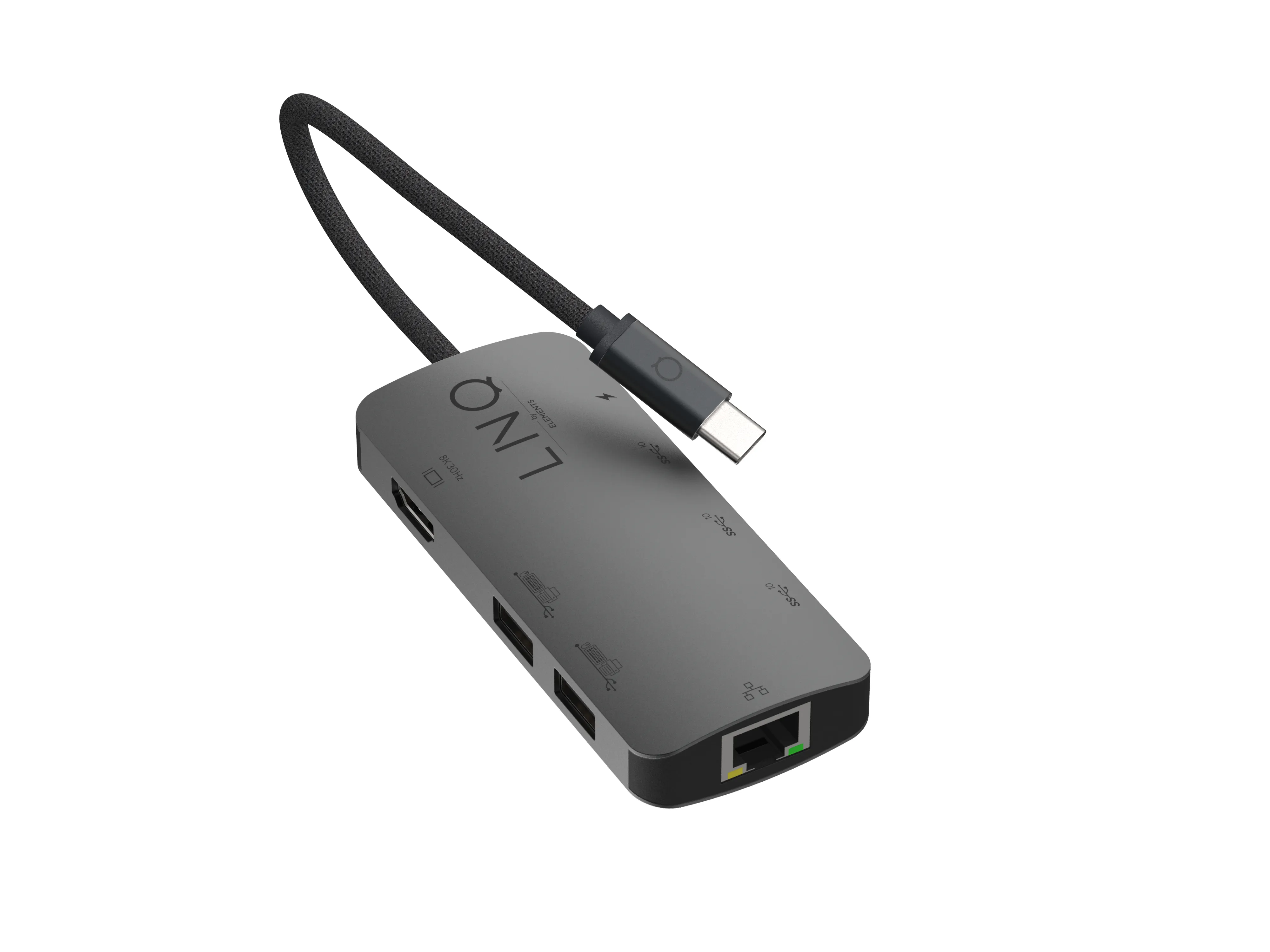 Vente LINQ byELEMENTS 8in1 Pro Studio USB-C 10Gbps Multiport LINQ byELEMENTS au meilleur prix - visuel 8
